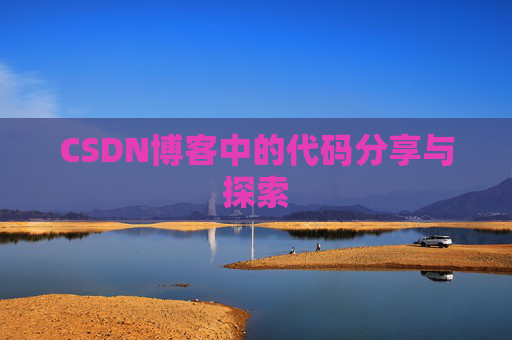 CSDN博客中的代码分享与探索